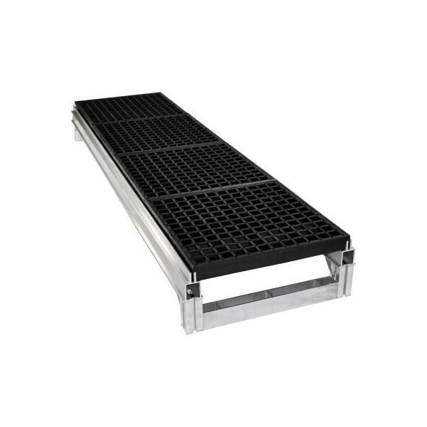 Tennesee Mat Co Wearwell FOUNDATION Open Platform KIT 8inH x 18inW x 36inL FP2x8x18x36BK - main